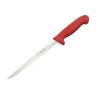 Cuchillo para Deshuesar de Hoja Delgada de 8 Pulgadas con Mango de Color Rojo CUTLERY PRO KB-2208-200-RD101-CP-CP