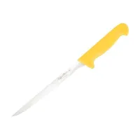 Cuchillo para Deshuesar de Hoja Delgada de 8 Pulgadas con Mango de Color Amarillo CUTLERY PRO KB-2208-200-YL101-CP-CP