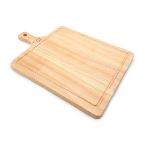 Tabla de Madera Cuadrada para Servir Pizza de 40 x 25 x 2 Centimetros TIPS FSC-030-5
