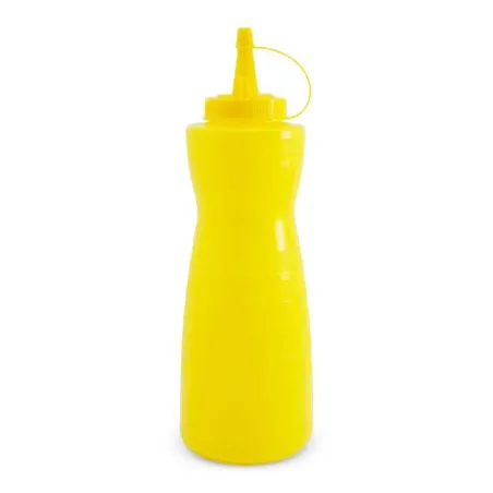 Botella de 24 Onzas Color Amarillo  para Salsas MASTER CHEF BS24MA