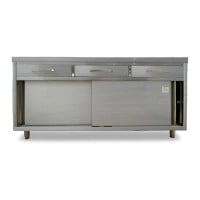 Gabinete Movil con Gavetas Arriba de 180 x 70 x 89 Centimetros QUANTUM PRO CAB-SLI
