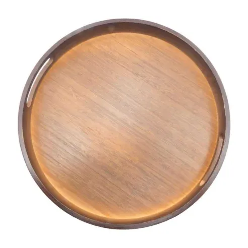 Azafate Redondo de Madera 35 Centimetros TIPS STC-028