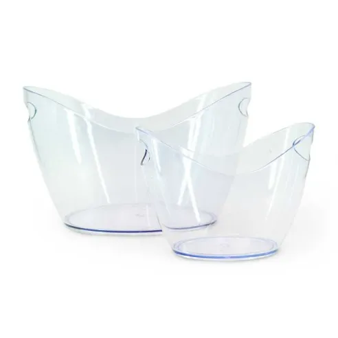Hielera Transparente de Poliestireno de 8 Litros MASTER CHEF YB008