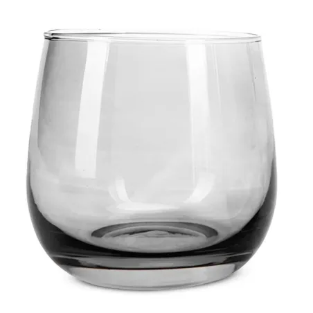 Vaso de Jugo de Vidrio de 390 Mililitros de Color Humo VETRO DHD-017SM/HJ