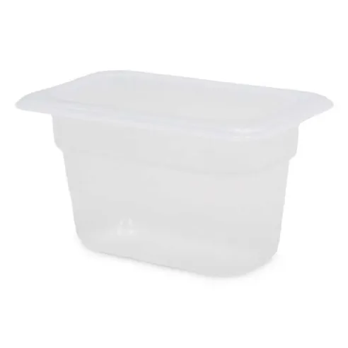 Bandeja Transparente de Polipropileno de 1/9 x 4 Pulgadas MASTER CHEF 2194P