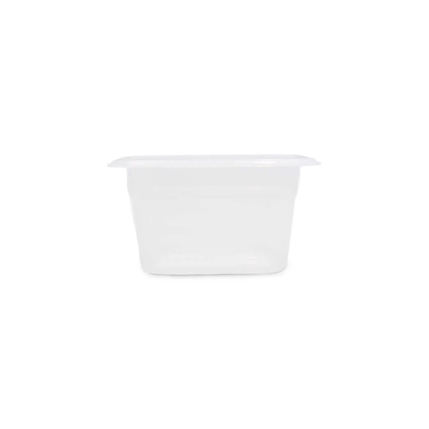 Bandeja transparente de polipropileno de 1 9 x 4 pulgadas master chef 2194p