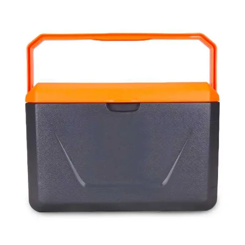 Hielera Plastica de 11 Litros Color Gris y Anaranjado POLARPOD H11