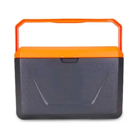 Hielera Plastica de 11 Litros Color Gris y Anaranjado POLARPOD H11