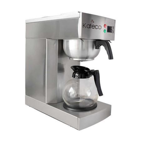 Estacion de Cafe de 2 Calentadores y 2 Jarras de Vidrio Total de 12 Tazas de 110V KAFECO CM2