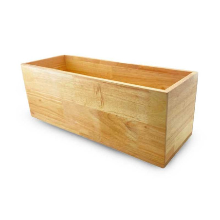 Base Exhibidora de Madera Rectangular de 50 x 18 x 18 Centimetros MASTER CHEF 6100-2