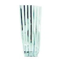 Bolsa de Golosinas de Celofan de 12 x 26 Centimetros de Color Plateado, Paquete de 100 Unidades MASTER CHEF 0761030