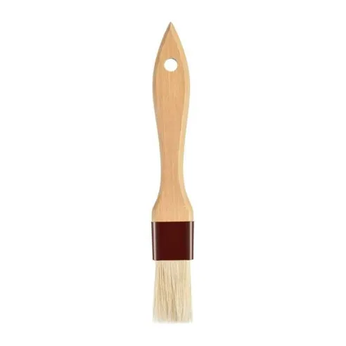 Brocha de Cerda Natural con Puno de Madera de 1 Pulgada MASTER CHEF 0761041