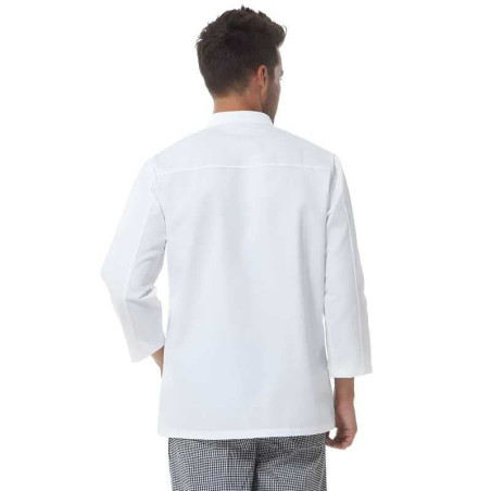 Gabacha de Manga Larga de Color Blanco Talla L CHECKEDOUT M1280200A-L