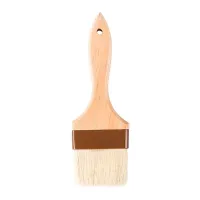 Brocha de Cerda Natural con Puno de Madera de 3 Pulgadas MASTER CHEF 0761044