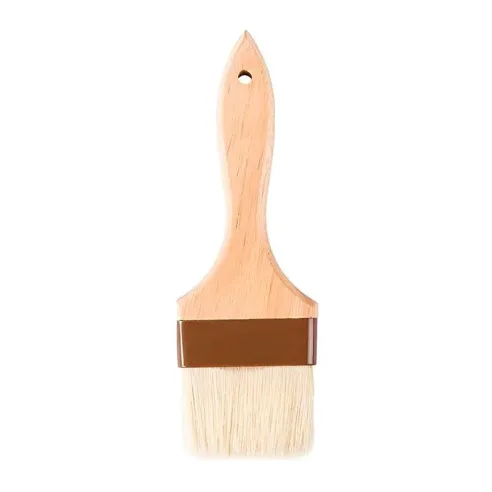 Brocha de Cerda Natural con Puno de Madera de 3 Pulgadas MASTER CHEF 0761044