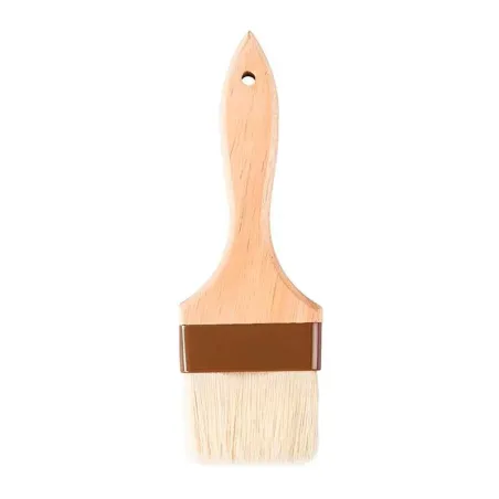 Brocha de Cerda Natural con Puno de Madera de 3 Pulgadas MASTER CHEF 0761044