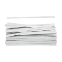 Cierre Metalicos para Bolsas de 10 Centimetros de Color Blanco, Paquete de 1000 Unidades MASTER CHEF 0761063