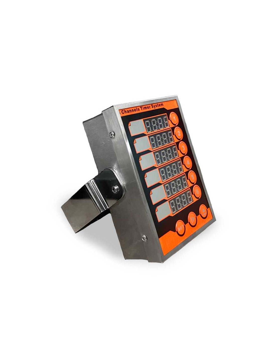 Timer de 6 Alarmas de Acero Inoxidable 110V-60HZ QUANTUM PRO VTS-6