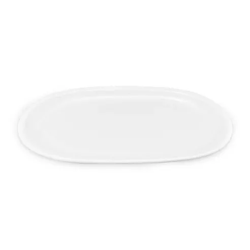 Plato de Ceramica Ovalado Coupe de 36 x 25 x 2.5 Centimetros BELLARTE LDK-G361