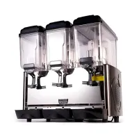 Refresquera Eco de 3 Tanques de 12 Litros con Control Manual QUANTUM PRO COROLLA-3S
