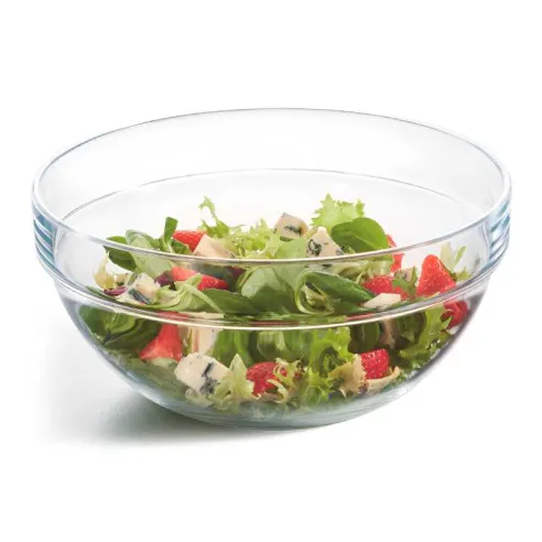 Bowl de Vidrio Redondo Empilable de 23 Centimetros ARCOROC V4034