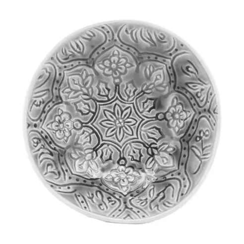 Bowl Cuadrado de Ceramica 18 x 6 Centimetros Gris BELLARTE LDX-W00075