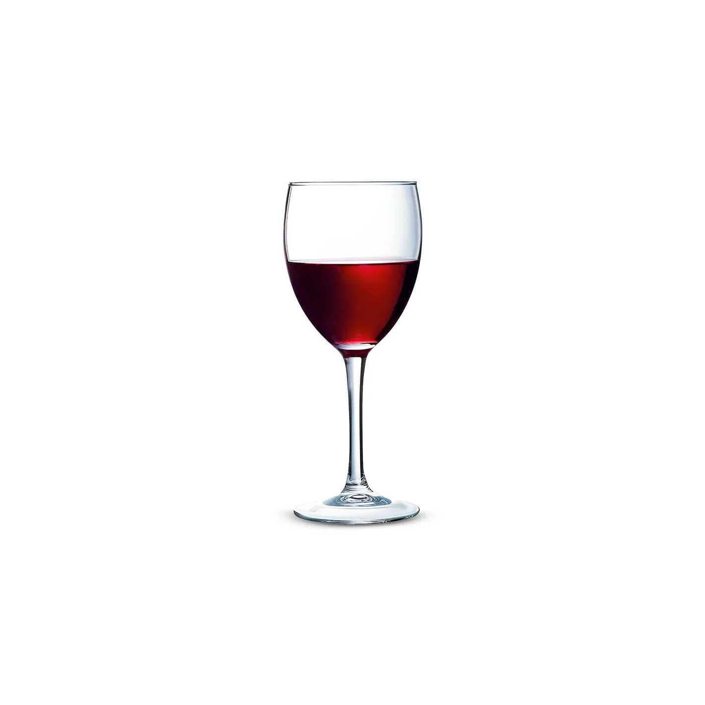 PG Copa De Vino De Acero Inoxidable, Juego De 4, Acabado Con