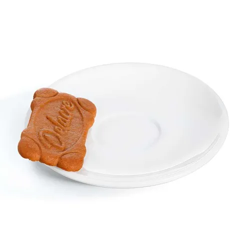 Plato de Vidrio Redondo Restaurant para Taza de 11.2 Centimetros de Color Blanco ARCOROC 22670