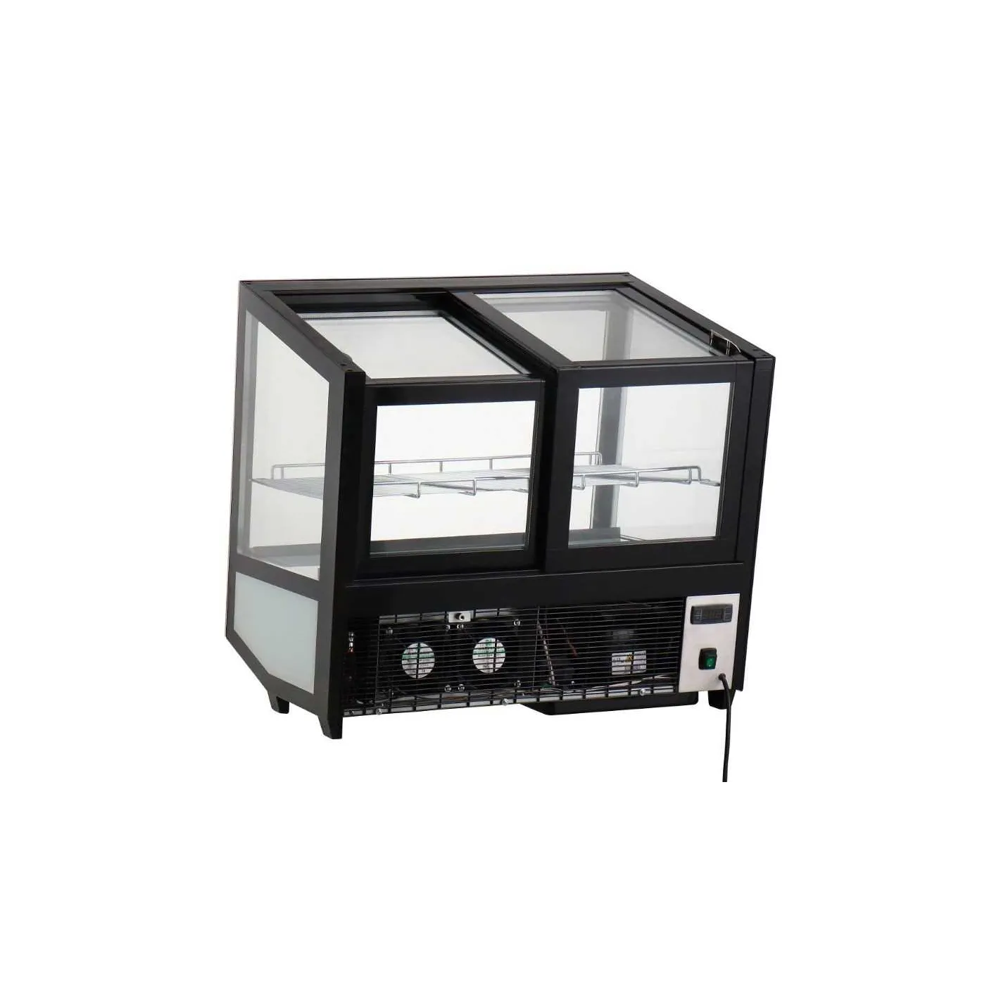 Vitrina refrigerada de 78 x 78 x 78 centimetros quantum pro vr 17c