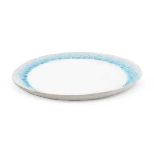 Plato Redondo de Ceramica 28 Centimetros Blanco BELLARTE LDX-P00288