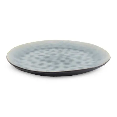 Plato Redondo de Ceramica 28.5 x 24 Centimetros Verde BELLARTE LDX-P00151
