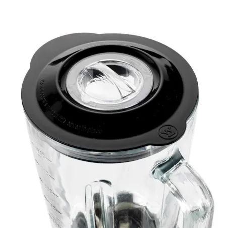 Licuadora de Acero Inoxidable de 3 Velocidades con Frasco de Vidrio para 1.5 Litros Color Negro WESTINGHOUSE WKBE221BK