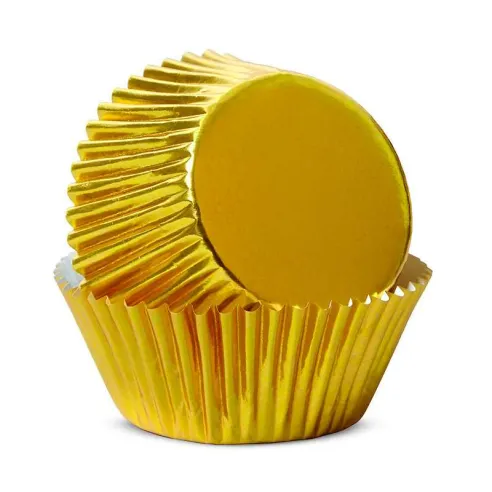 Capsula para Cupcakes Metalizada de Color Dorado de 3.5 Centimetros MASTER CHEF 0761069
