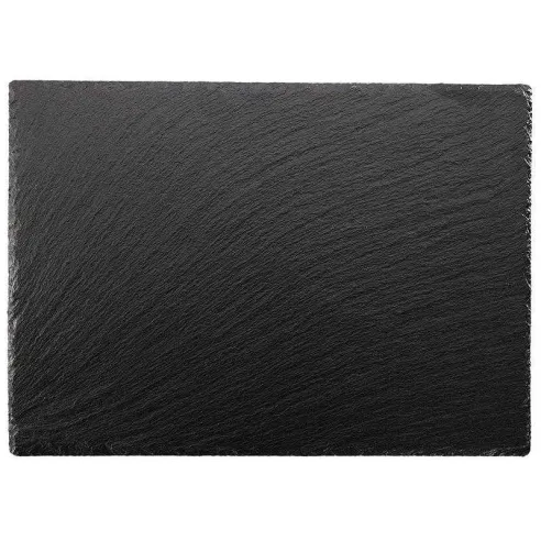 Bandeja Trectangular para Servir de Textura Negra, de 40 x 14 Centimetros TESCOMA 428826
