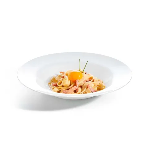 Plato de Vidrio Redondo Evolutions de 28.5 Centimetros de Color Blanco ARCOROC L2805