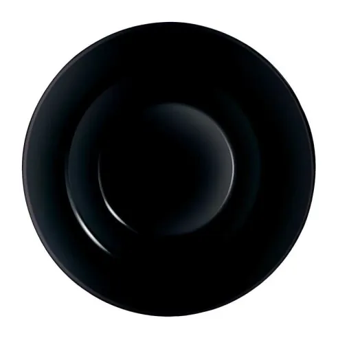 Plato de Vidrio Redondo Evolutions de 28.5 Centimetros de Color Negro ARCOROC P1138