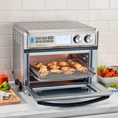 Horno Tostador & Freidora de Aire de Acero Inoxidable con Pantalla Digital 0.95 Pies Cubicos CUISINART TOA-95