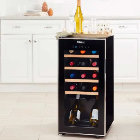 Cava para Vinos de Acero Inoxidable para 15 Botellas CUISINART CWC-1500CU