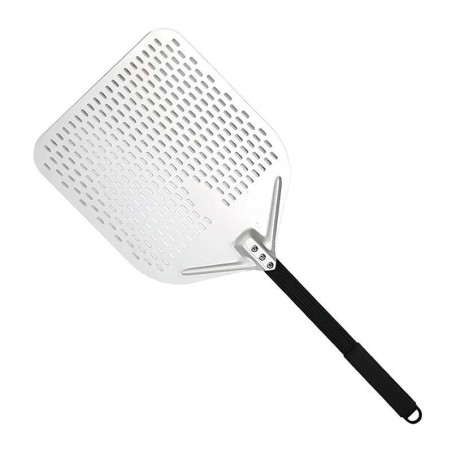 Pala Perforada para Pizza Rectangular de Aluminio de 47-1/4 Pulgadas MASTER CHEF APPP-121647T