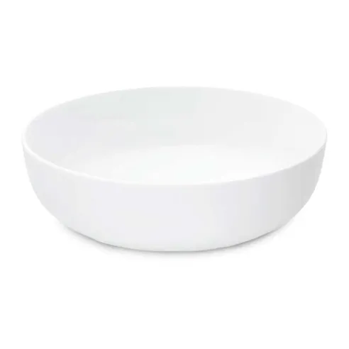 Plato Redondo Coupe Hondo de Porcelana 10 Pulgadas Blanco ARNI C1462