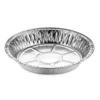 Molde para Pie de Aluminio Desechable con Tapa de 9 Pulgadas, Paquete 125 Unidades TIPS D-217-01