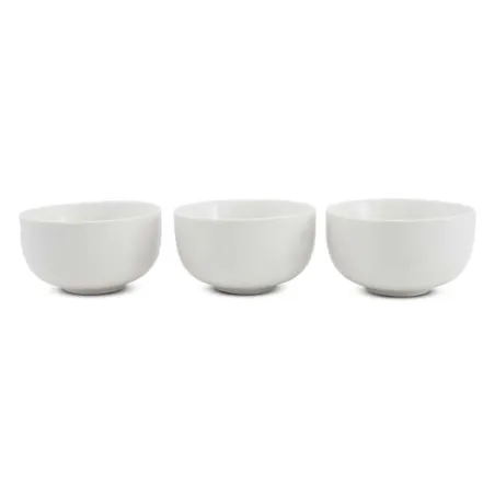 Bowl Salsero Redondo de Ceramica Liso de 7.5 Centimetros, Set de 3 Unidades TIPS HSC-003