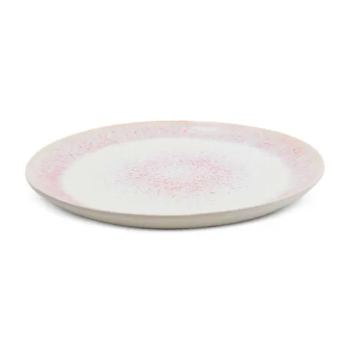 Plato de Ceramica Redondo de 26 Centimetros de Color Blanco BELLARTE LDX-P00632