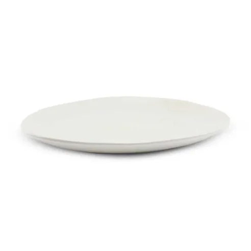 Plato Redondo de Ceramica  22 Centimetros Blanco BELLARTE LDX-P00126
