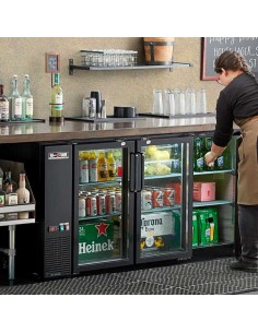 Refrigerador para Bar  3 Puertas de Vidrio  72 Pulgadas U-STAR UBB-24-72G-HC