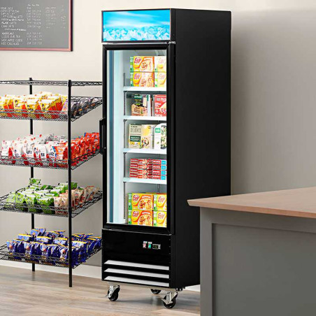 Refrigerador de 1 Puerta de Vidrio 110V / 60 HZ U-STAR G648BMF-HC