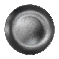 Plato Redondo Coupe de Porcelana 10.5 Pulgadas Negro Arenoso ARNI CS4232-J09 2