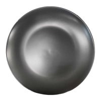 Plato Redondo Coupe de Porcelana de 10.5 Pulgadas Negro Mate ARNI CS4232-25 2
