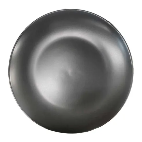 Plato Redondo Coupe de Porcelana 8 Pulgadas Negro Mate ARNI CS0023-25