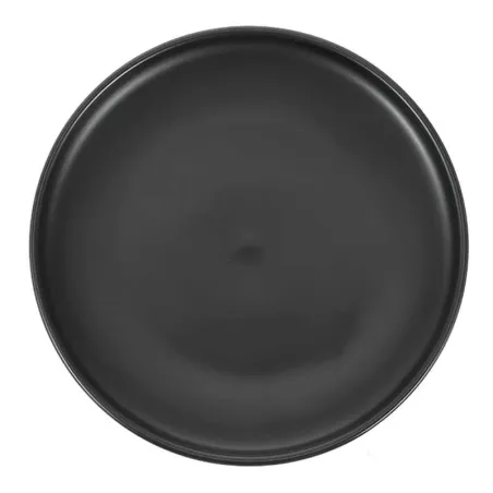 Plato Redondo Coupe de Porcelana 12 Pulgadas Negro Arenoso ARNI C1566-J09